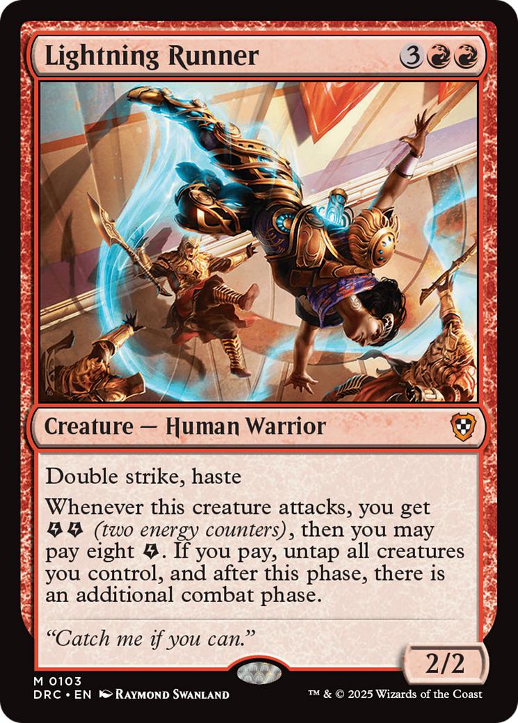 Lightning Runner [103] [Aetherdrift: Commander] [Non-Foil]