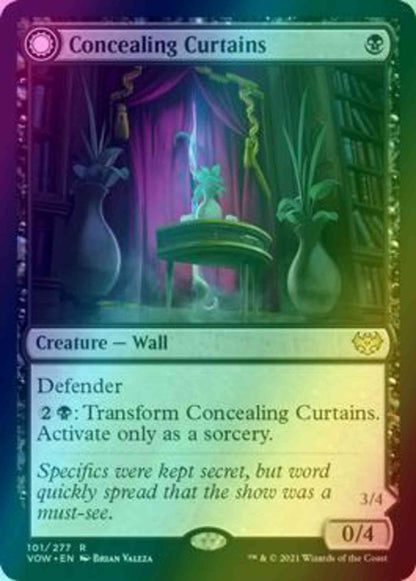 Concealing Curtains // Revealing Eye [101] [Innistrad: Crimson Vow] [Foil]