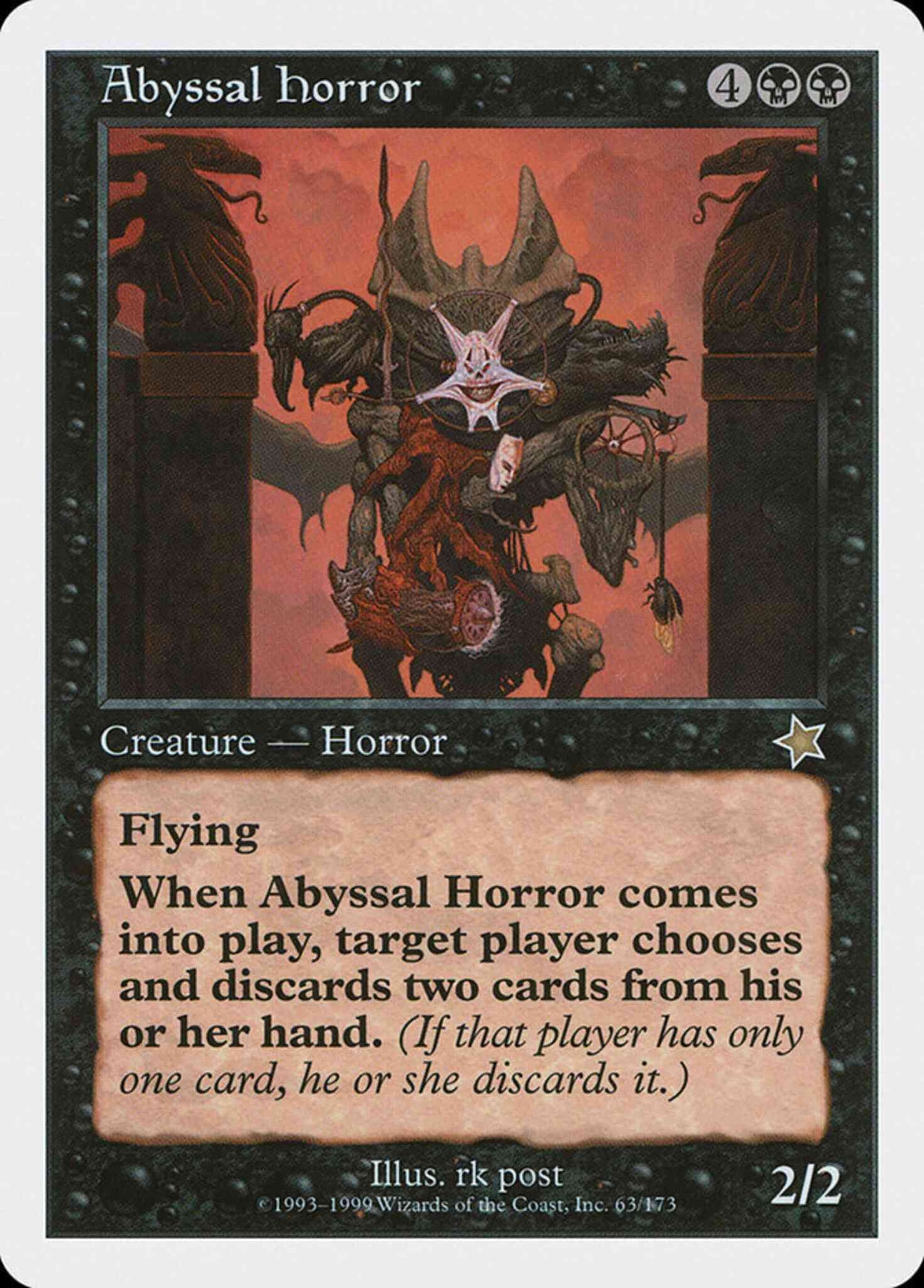 Abyssal Horror [63] [Starter 1999] [Non-Foil]