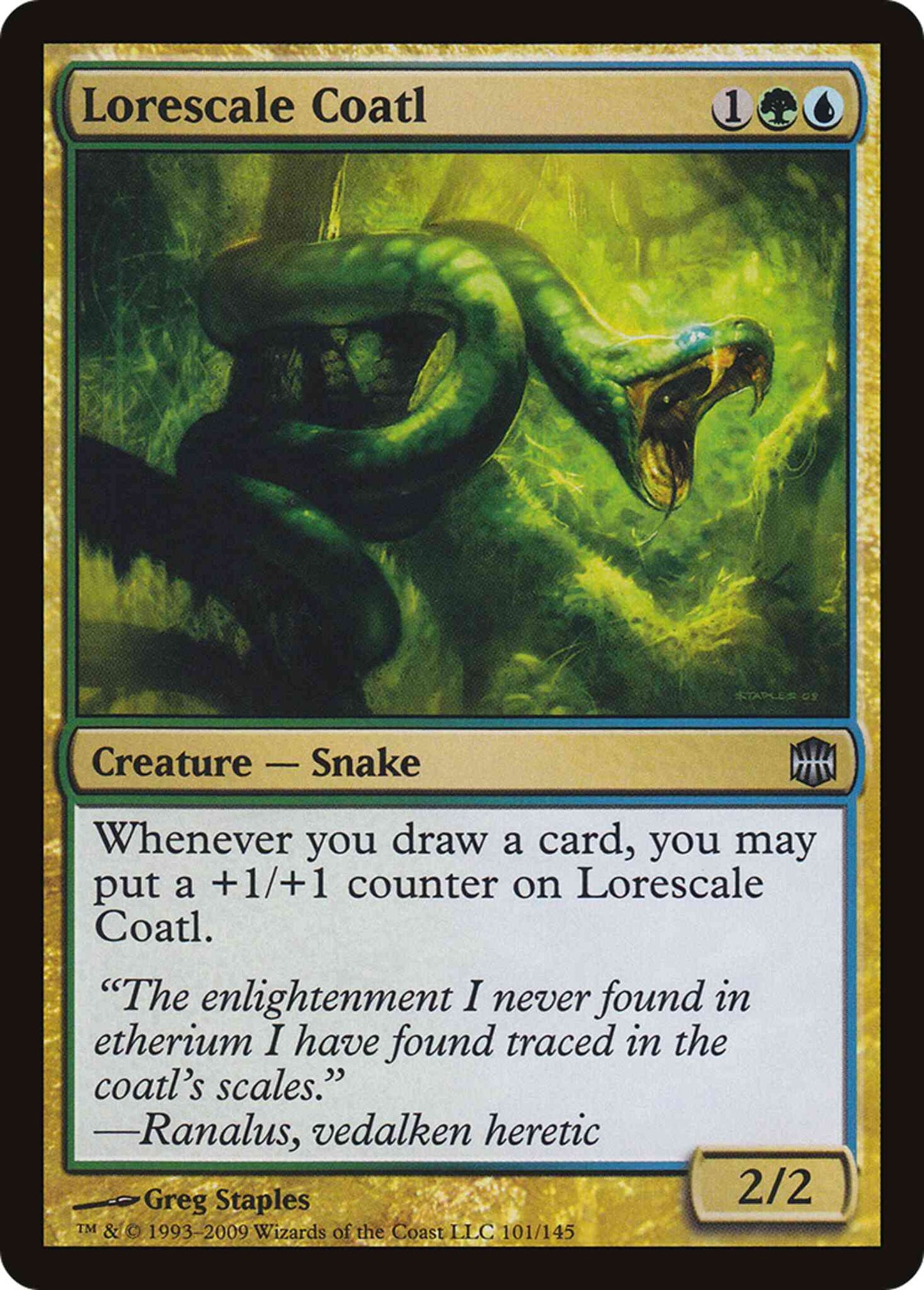 Lorescale Coatl [101] [Alara Reborn] [Non-Foil]