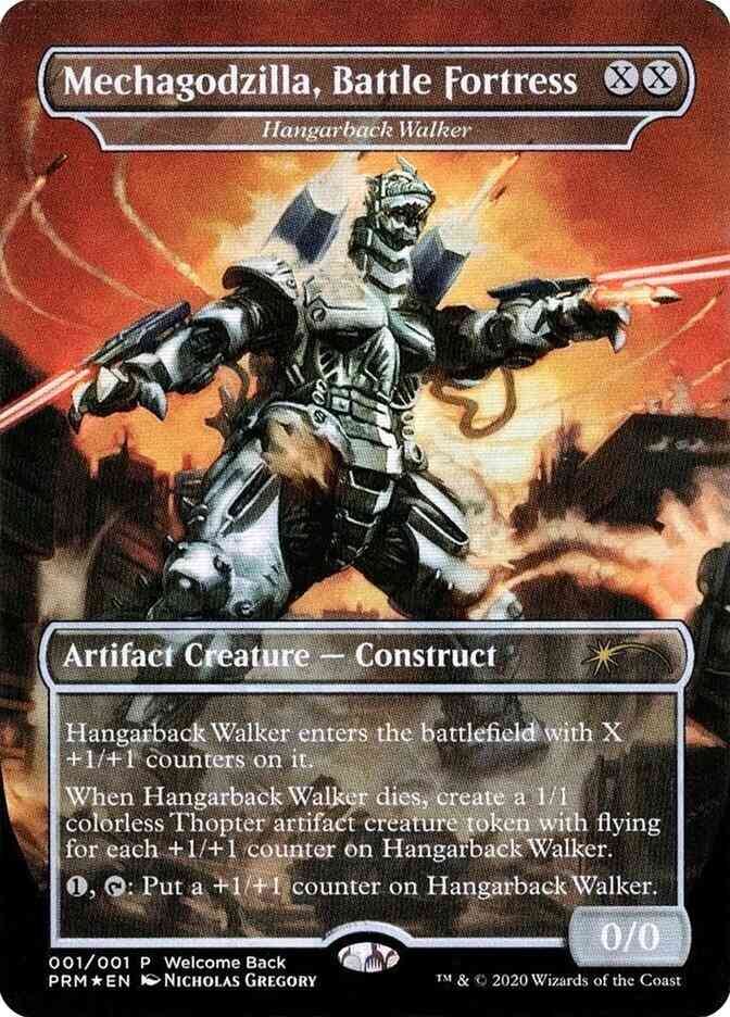 Mechagodzilla, Battle Fortress (Hangarback Walker) [Godzilla] [2] [Borderless] [Love Your LGS] [Foil]