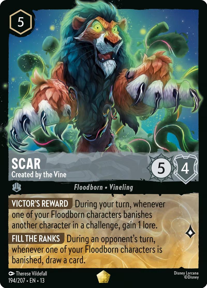 Scar - Created by the Vine - 194/204 [Attack of the Vine!] [Non-Foil]