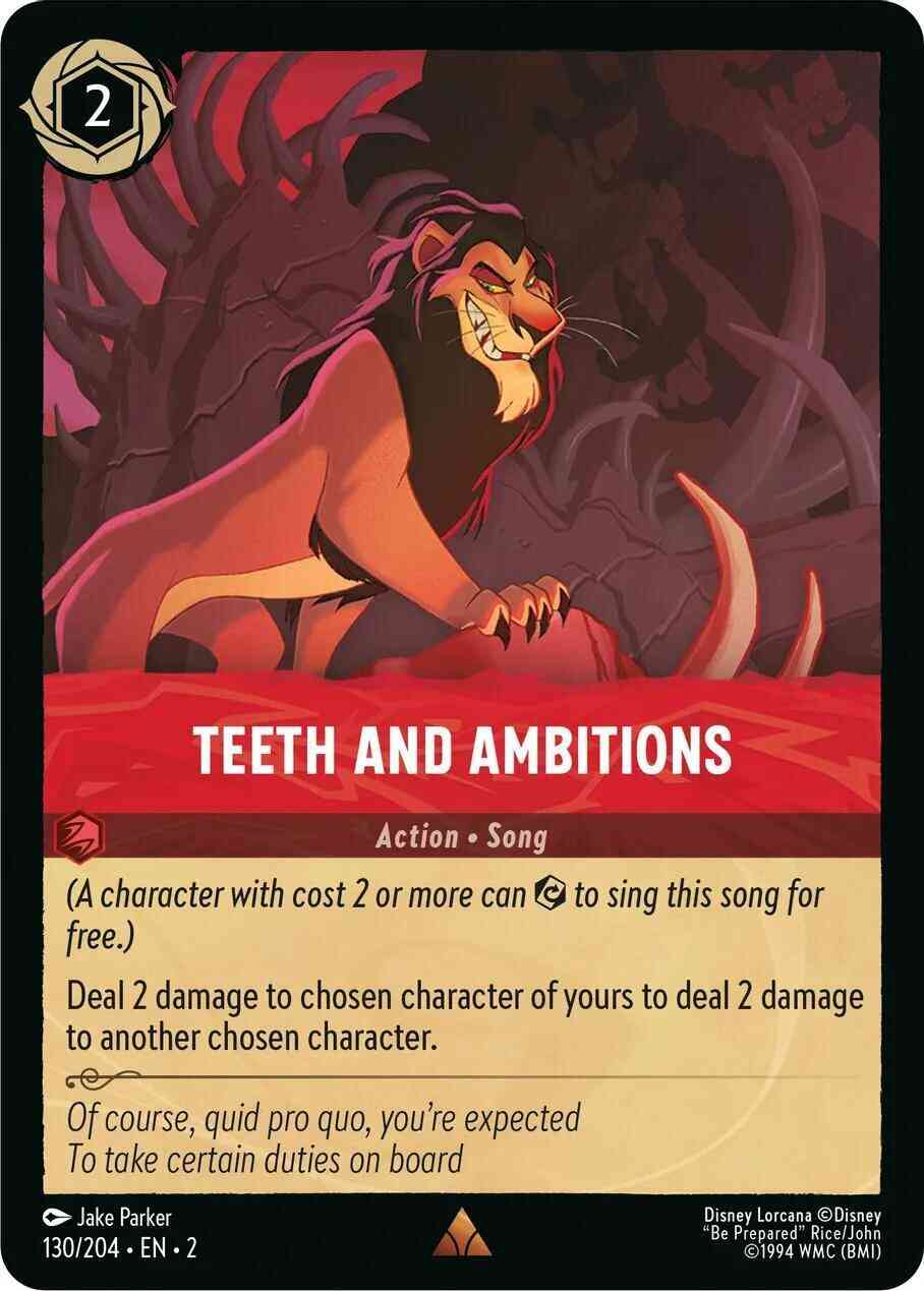 Teeth and Ambitions - 130/204 [Rise Of The Floodborn] [Non-Foil]