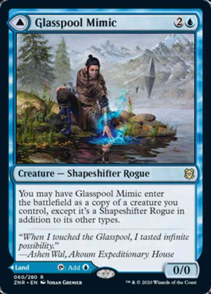 Glasspool Mimic // Glasspool Shore [60] [Zendikar Rising] [Non-Foil]