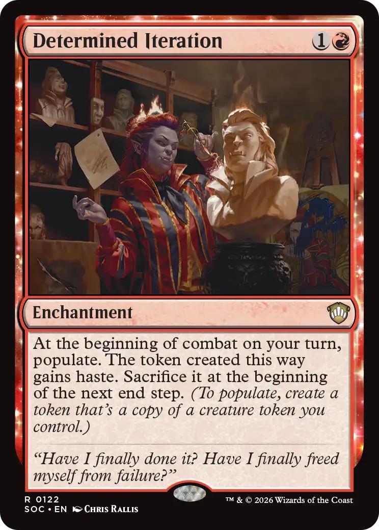 Determined Iteration [122] [Secrets of Strixhaven: Commander] [Non-Foil]