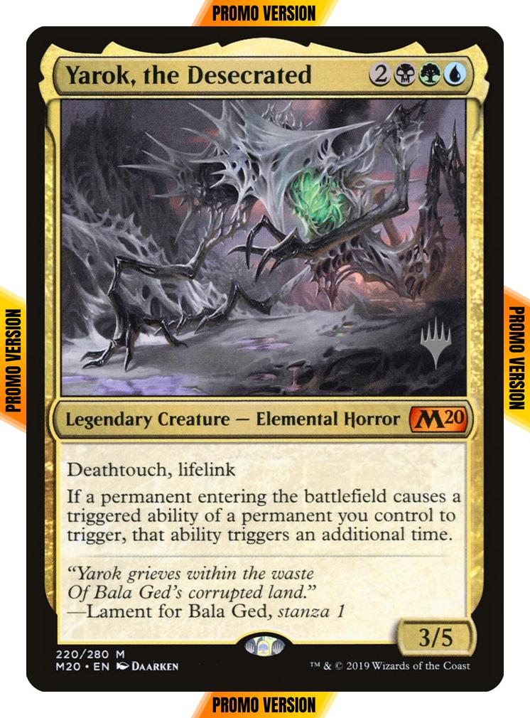 Yarok, the Desecrated [220p] [Promo Pack] [Core Set 2020 Promos] [Foil]
