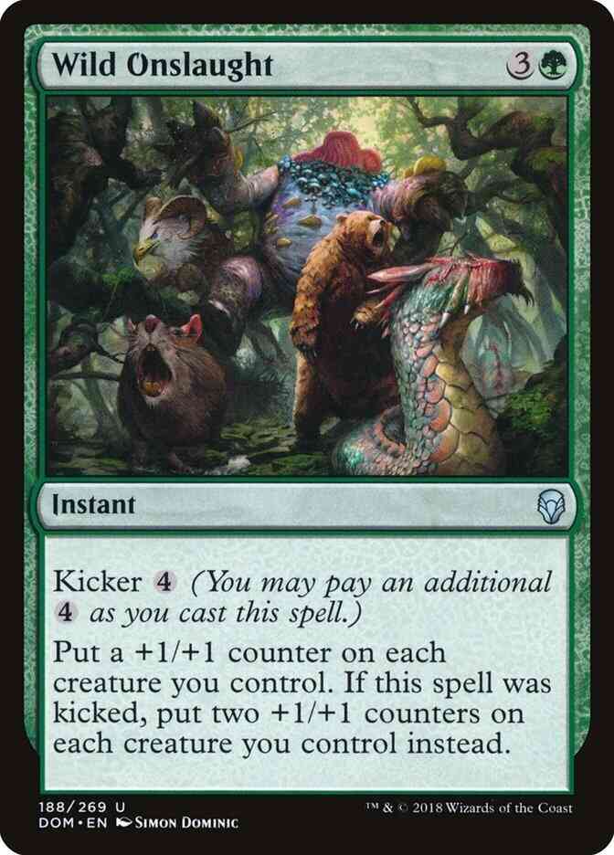 Wild Onslaught [188] [Dominaria] [Non-Foil]
