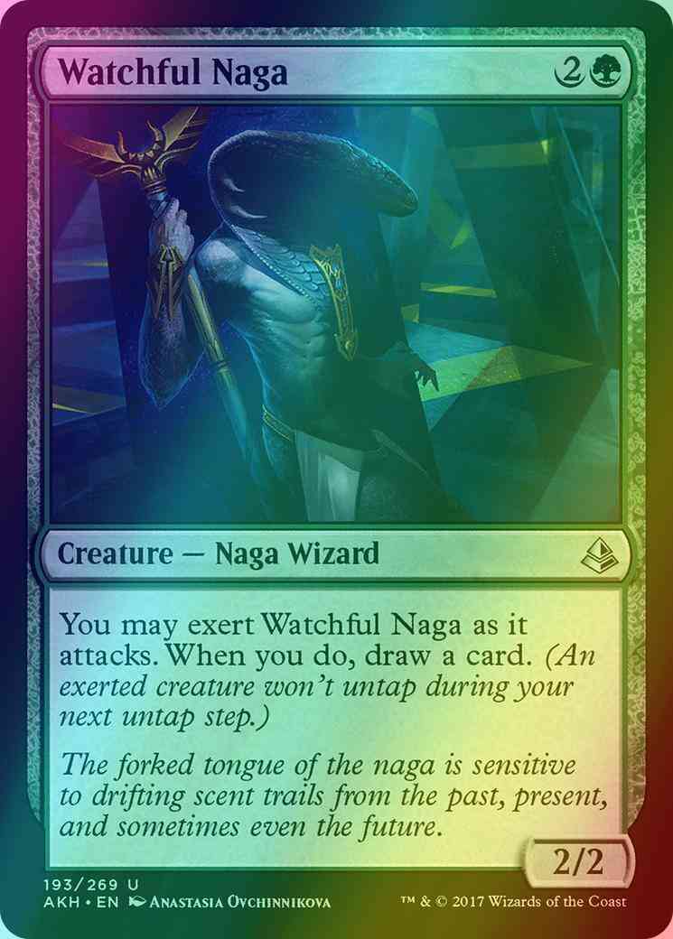 Watchful Naga [193] [Amonkhet] [Foil]