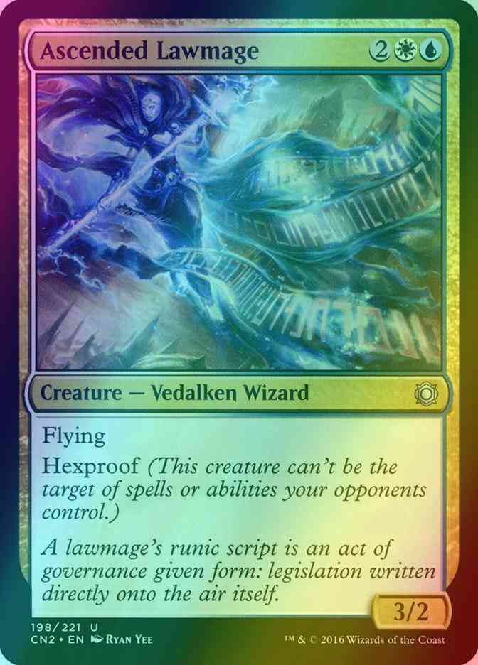 Ascended Lawmage [198] [Conspiracy Take The Crown] [Foil]
