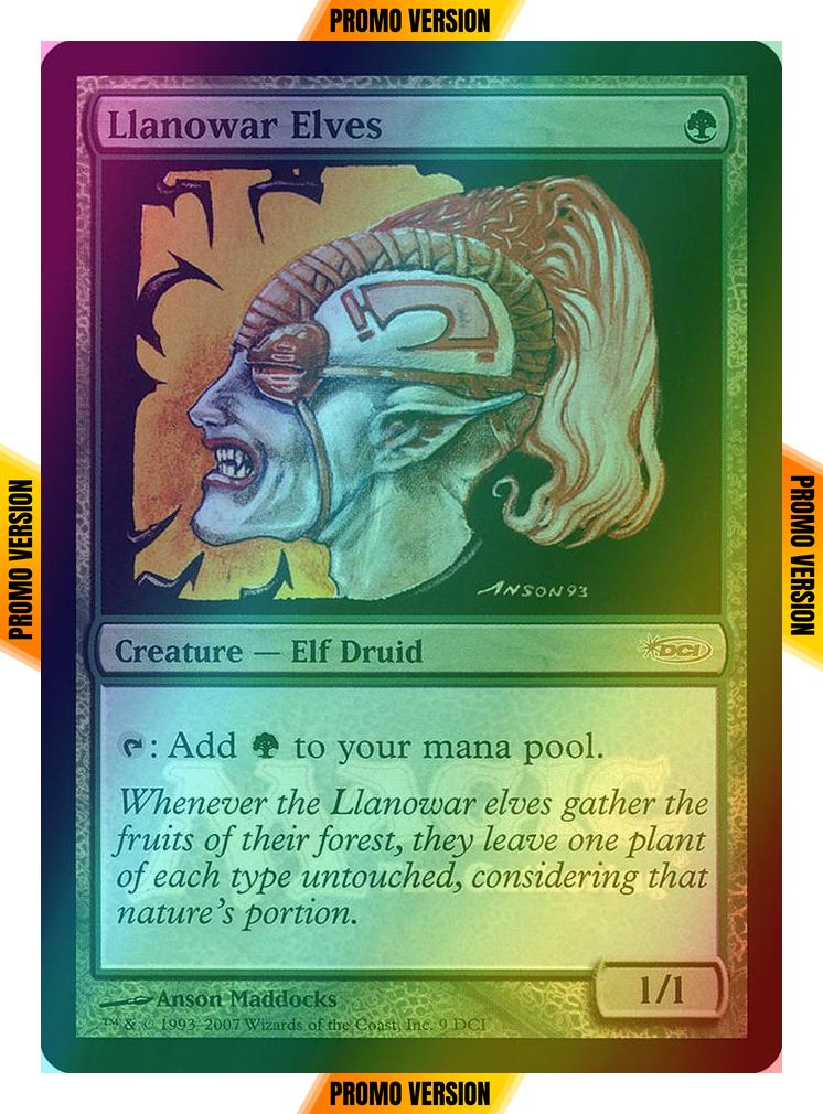 Llanowar Elves [9] [DCI Promos] [Foil]