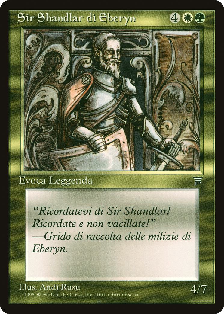 Sir Shandlar of Eberyn - Italian [257] [Legends: Italian] [Non-Foil]