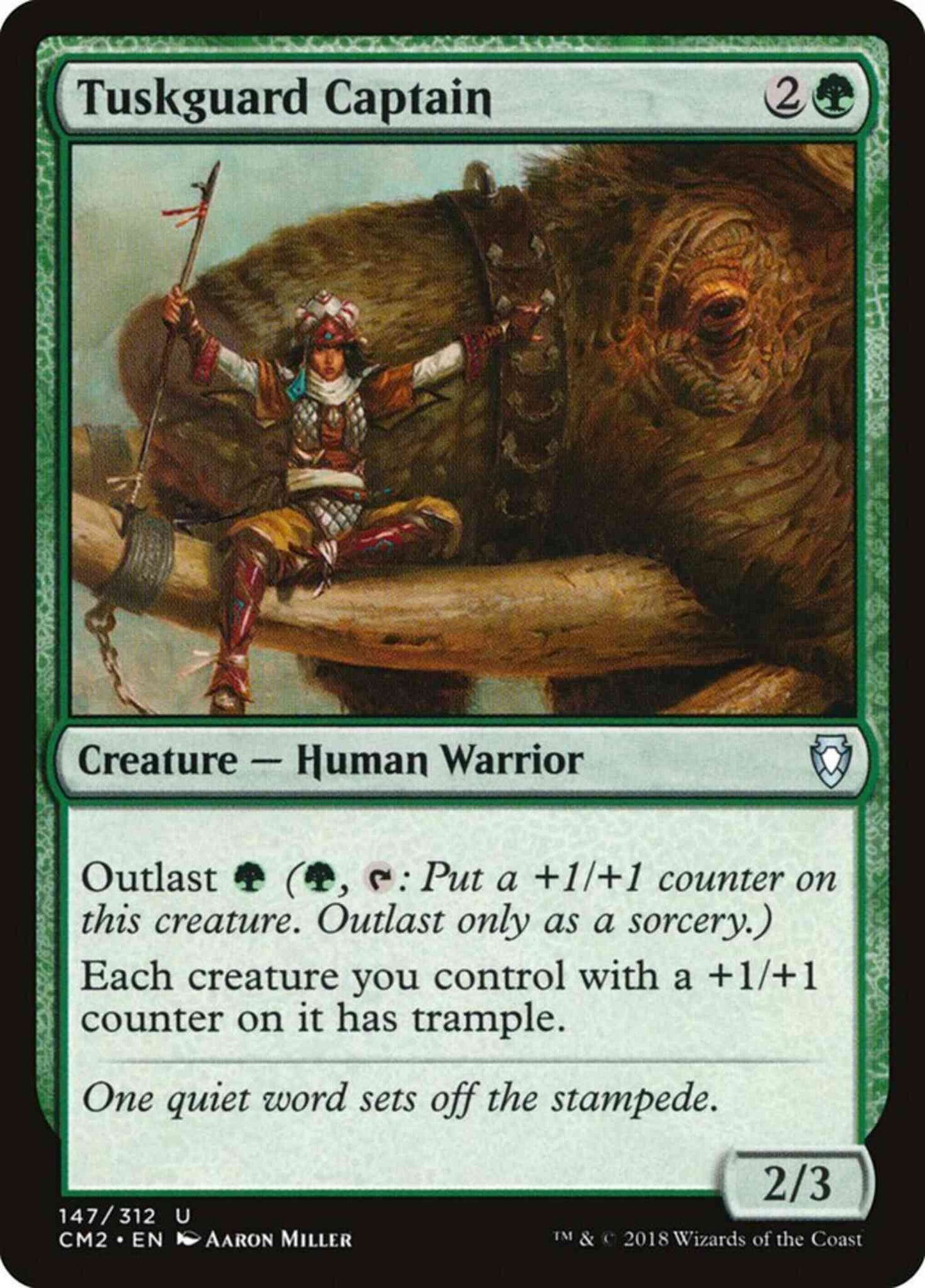 Tuskguard Captain [147] [Commander Anthology Volume II] [Non-Foil]