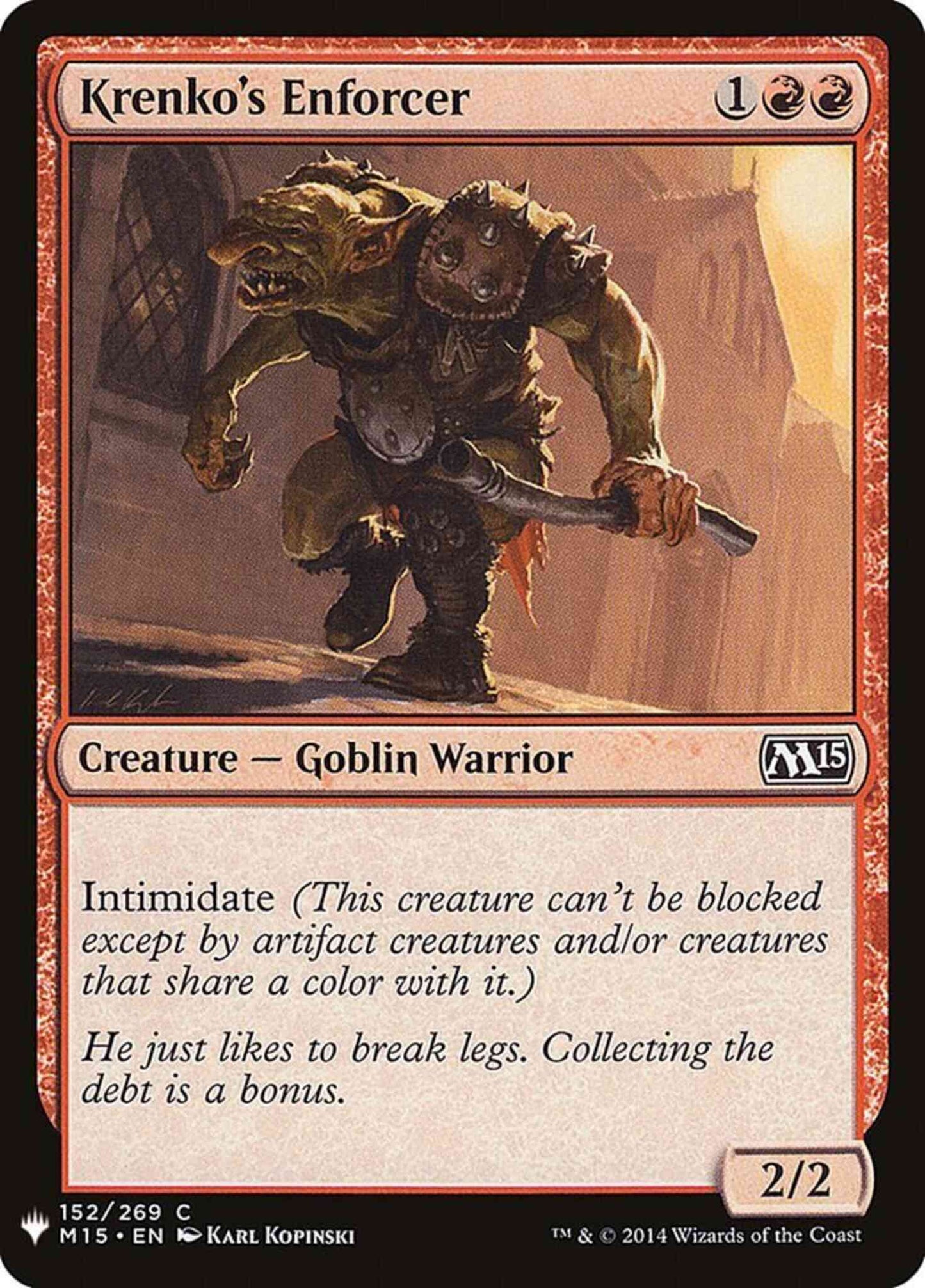 Krenko's Enforcer [M15-152] [The List] [Non-Foil]