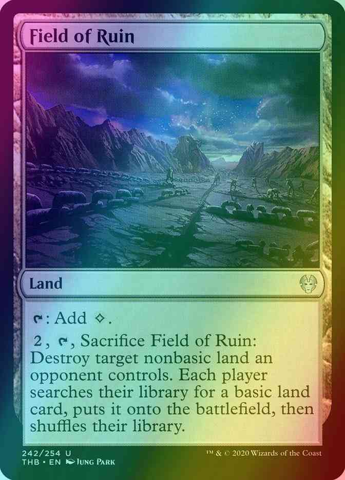 Field of Ruin [242] [Theros Beyond Death] [Foil]