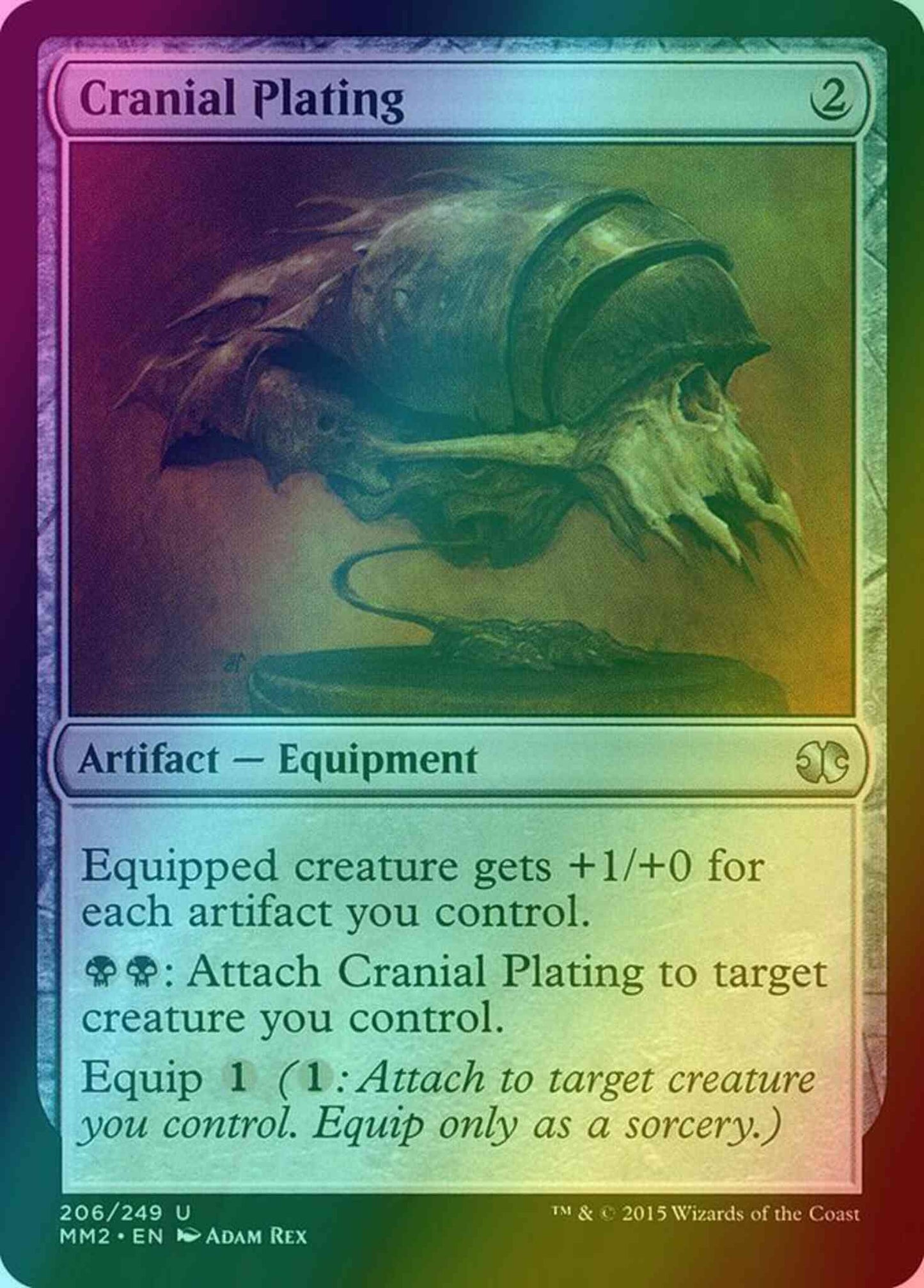 Cranial Plating [206] [Modern Masters 2015] [Foil]