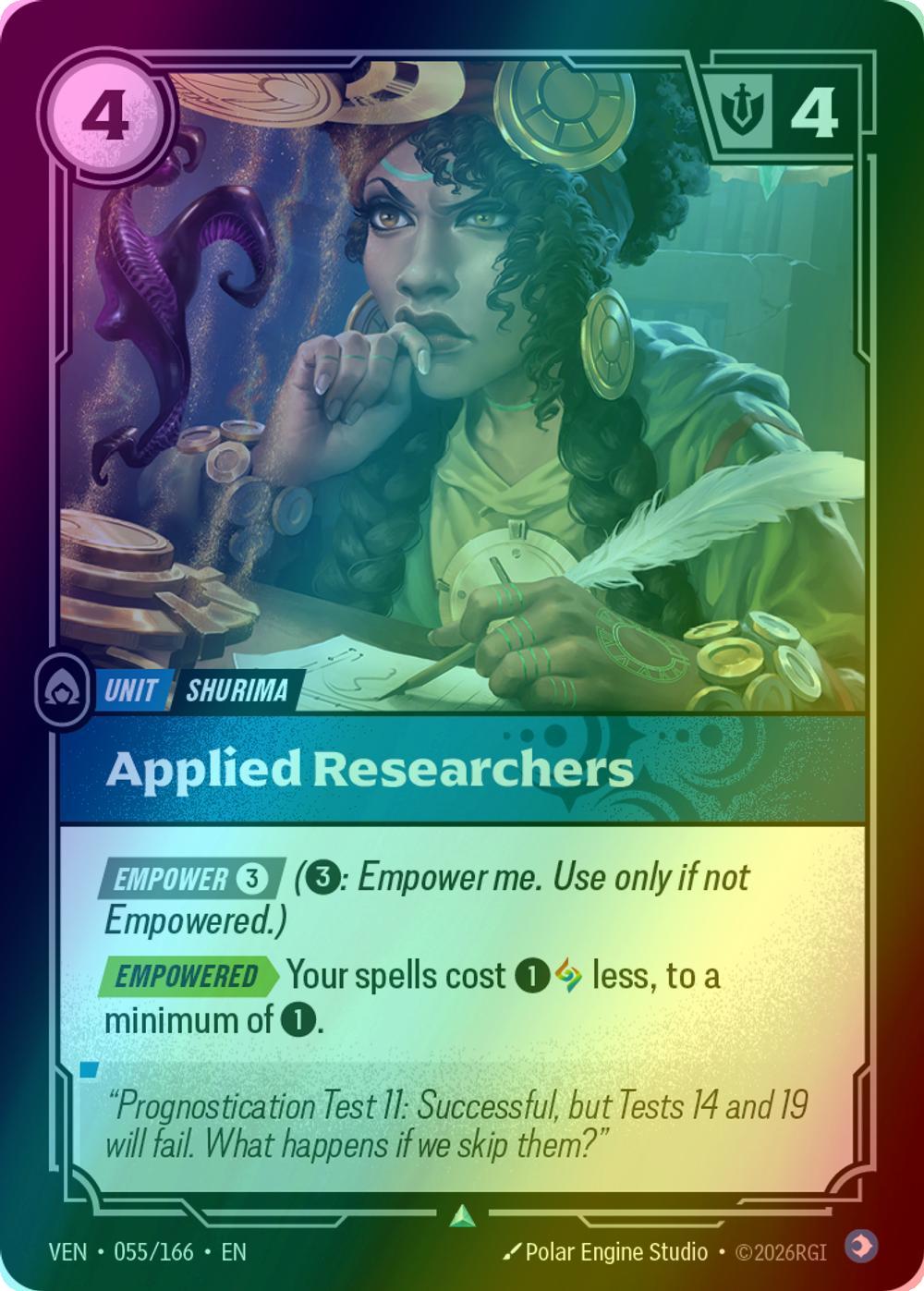 Applied Researchers - 055/166 [Vendetta] [Foil]