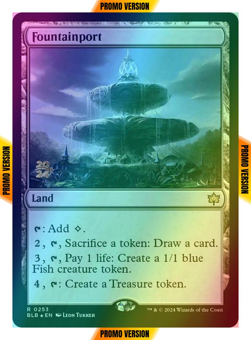 Fountainport [253s] [Prerelease] [Bloomburrow: Promos] [Foil]