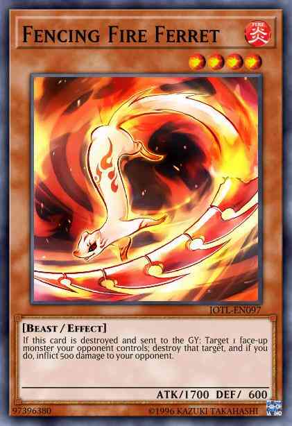 Fencing Fire Ferret - MP14-EN123 - Common - 1st Edition