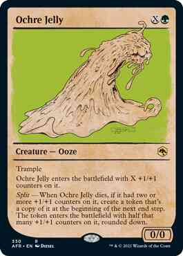 Ochre Jelly [330] [Rulebook Showcase] [Adventures in the Forgotten Realms] [Non-Foil]