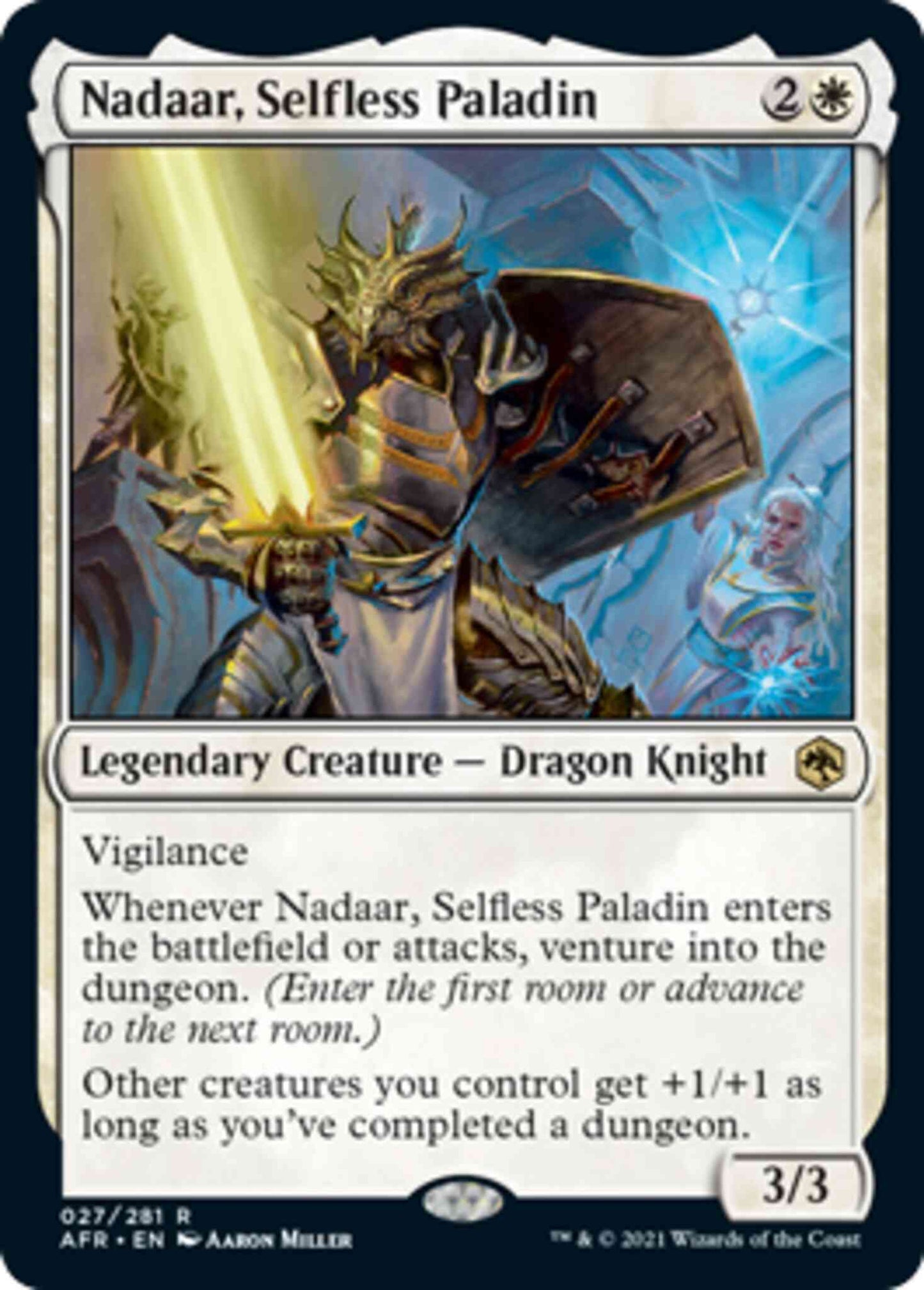 Nadaar, Selfless Paladin [27] [Adventures in the Forgotten Realms] [Non-Foil]