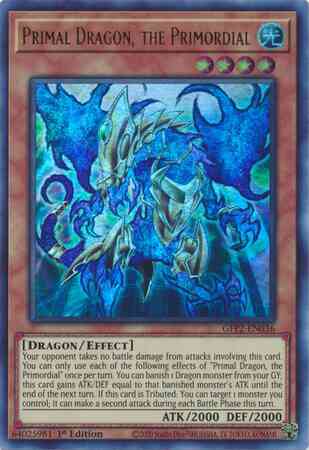 Primal Dragon, the Primordial - GFP2-EN036 - Ultra Rare - 1st Edition