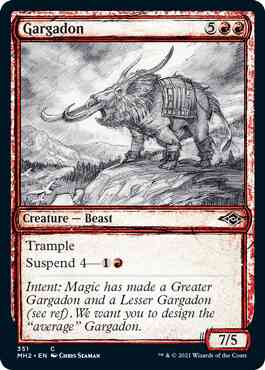 Gargadon [351] [Sketch Showcase] [Modern Horizons 2] [Non-Foil]