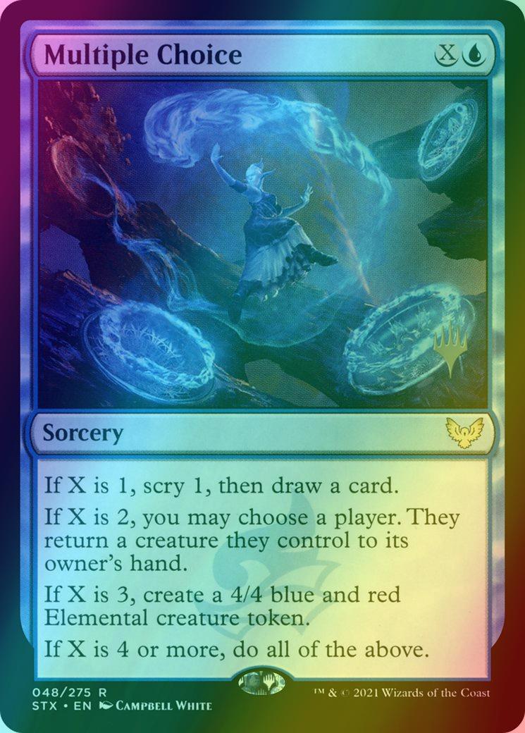 Multiple Choice [Promo Pack] [48p] [Strixhaven: School of Mages Promos] [Foil]