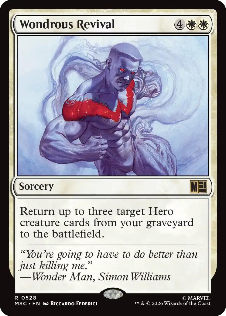 Wondrous Revival [528] [Beginner Box] [Marvel Super Heroes: Commander] [Non-Foil]