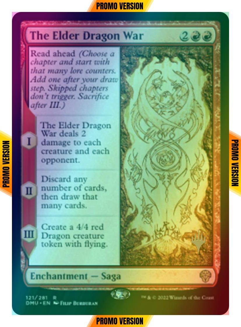 The Elder Dragon War [121p] [Promo Pack] [Dominaria United: Promos] [Foil]