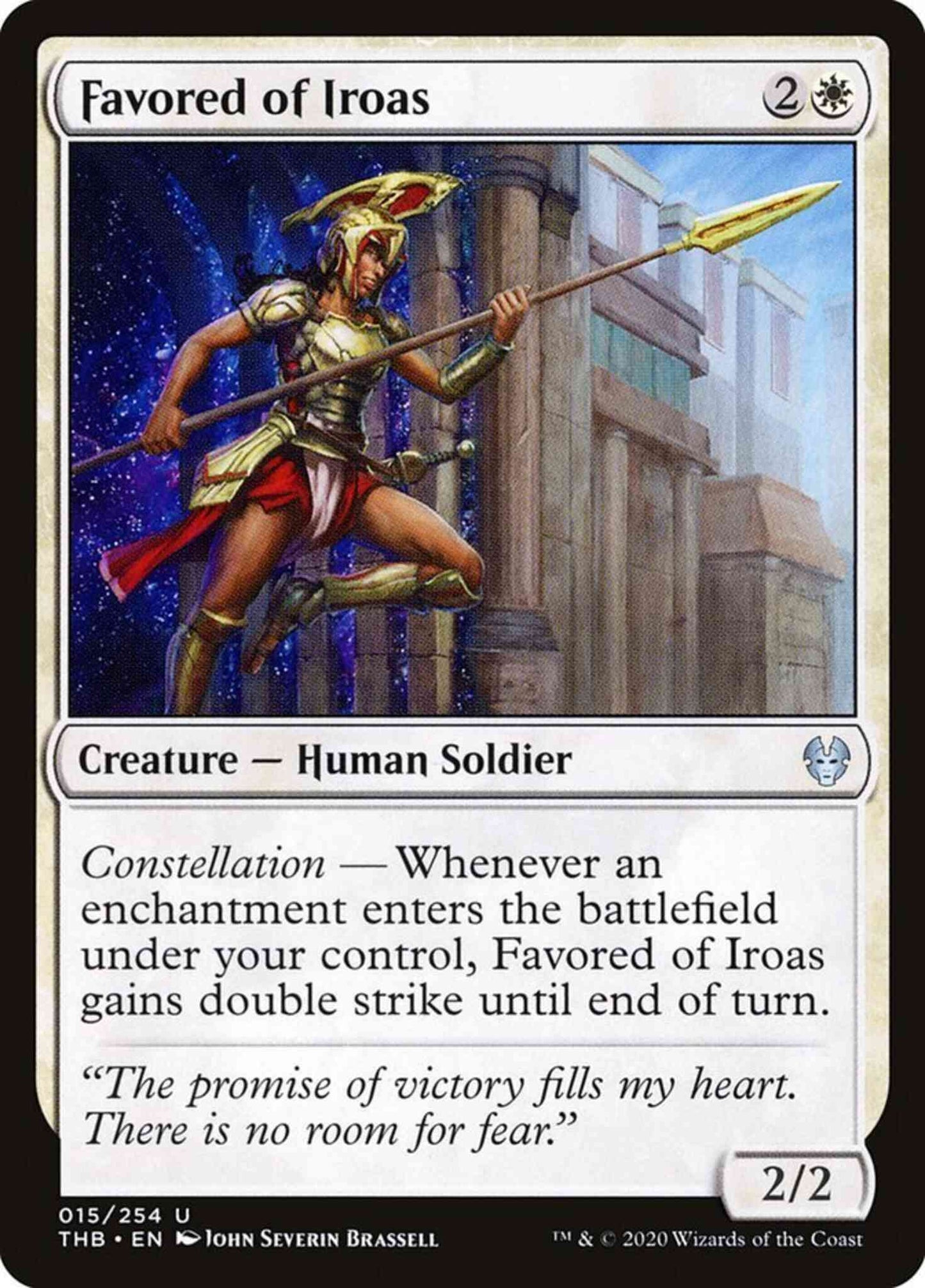 Favored of Iroas [15] [Theros Beyond Death] [Non-Foil]