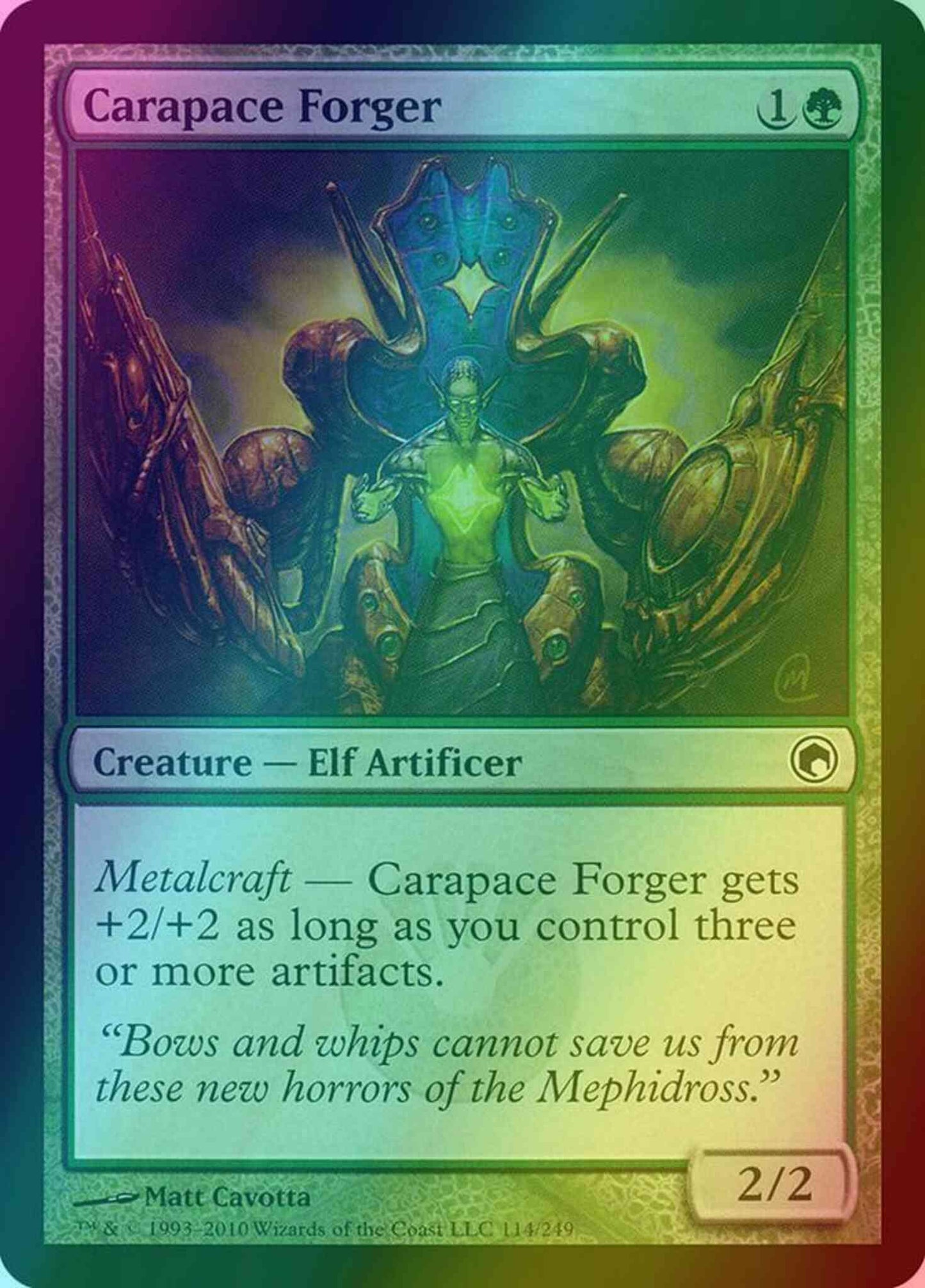 Carapace Forger [114] [Scars Of Mirrodin] [Foil]