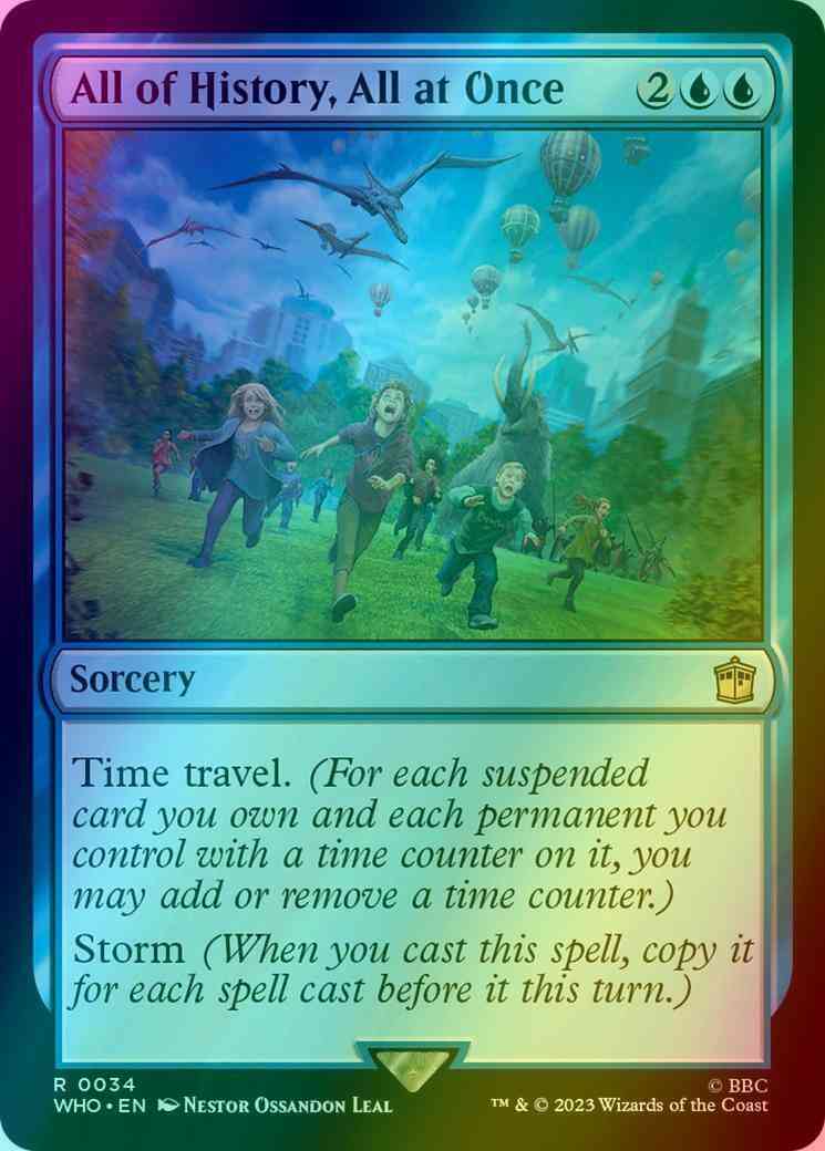 All of History, All at Once [34] [Universes Beyond: Doctor Who] [Foil]
