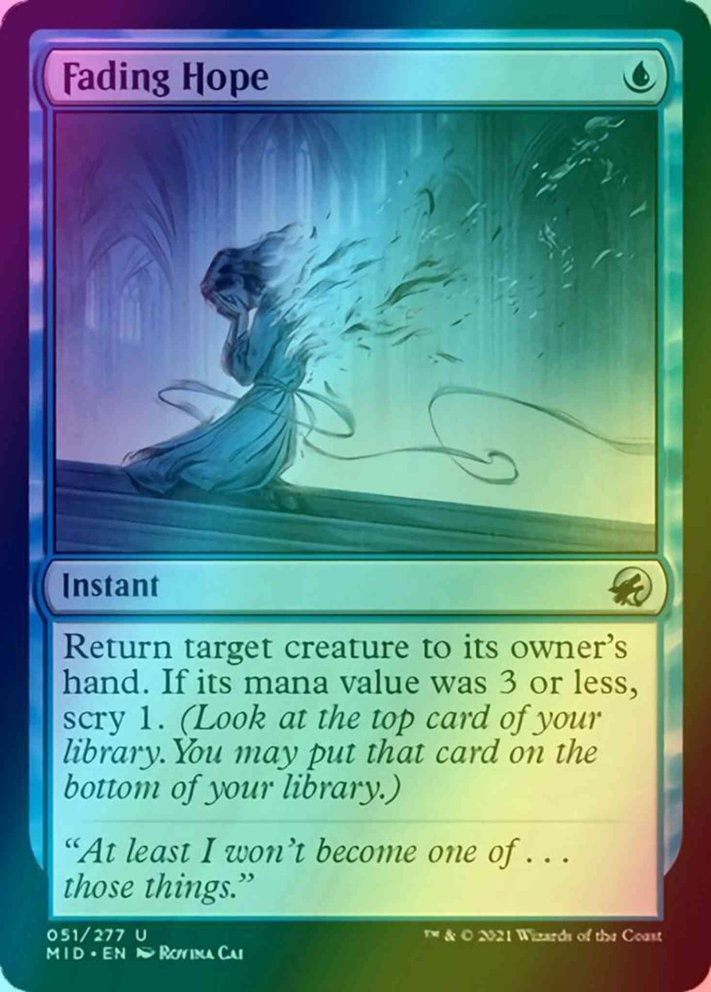 Fading Hope [51] [Innistrad: Midnight Hunt] [Foil]