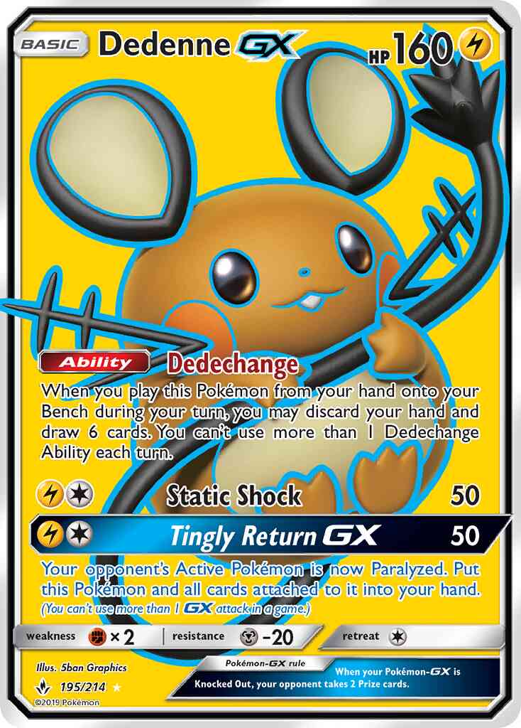 Dedenne-GX - 195/214 - Rare Ultra [sm10-195] [Ultra]