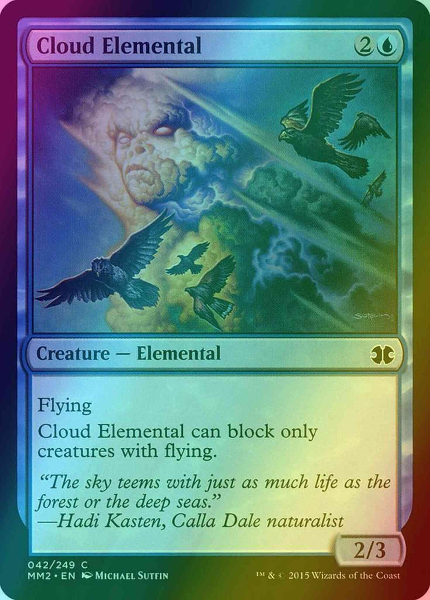 Cloud Elemental [42] [Modern Masters 2015] [Foil]