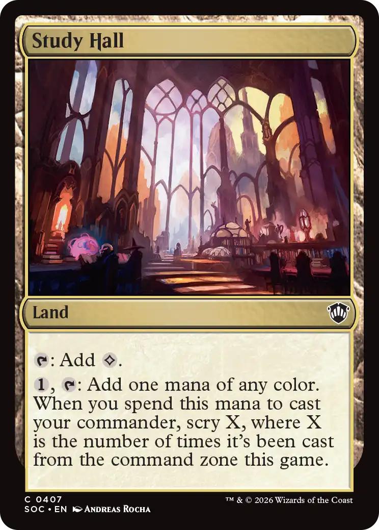 Study Hall [407] [Secrets of Strixhaven: Commander] [Non-Foil]