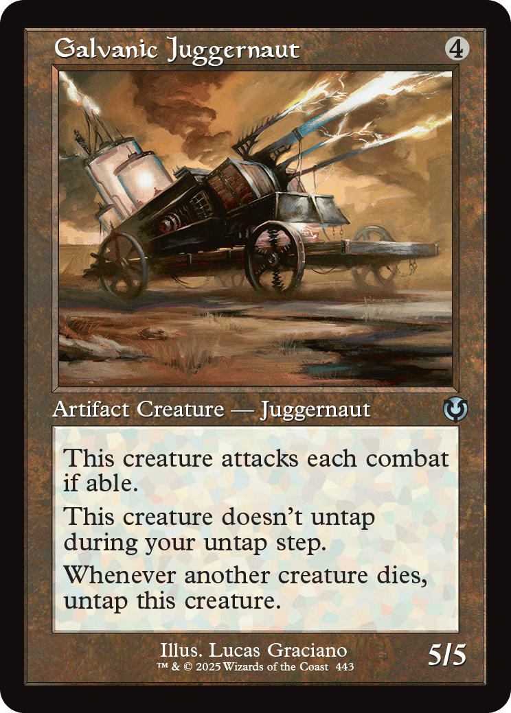 Galvanic Juggernaut [443] [Retro Frame] [Innistrad Remastered] [Non-Foil]
