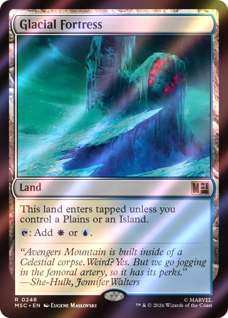 Glacial Fortress [248] [Marvel Super Heroes: Commander] [Surge Foil]