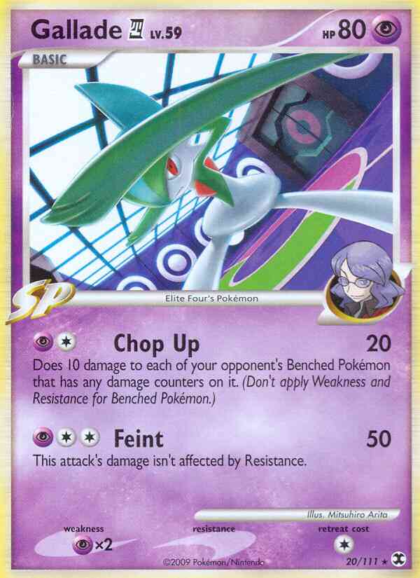 Gallade 4 - 20/111 - Rare [pl2-20] [Non-Holo]