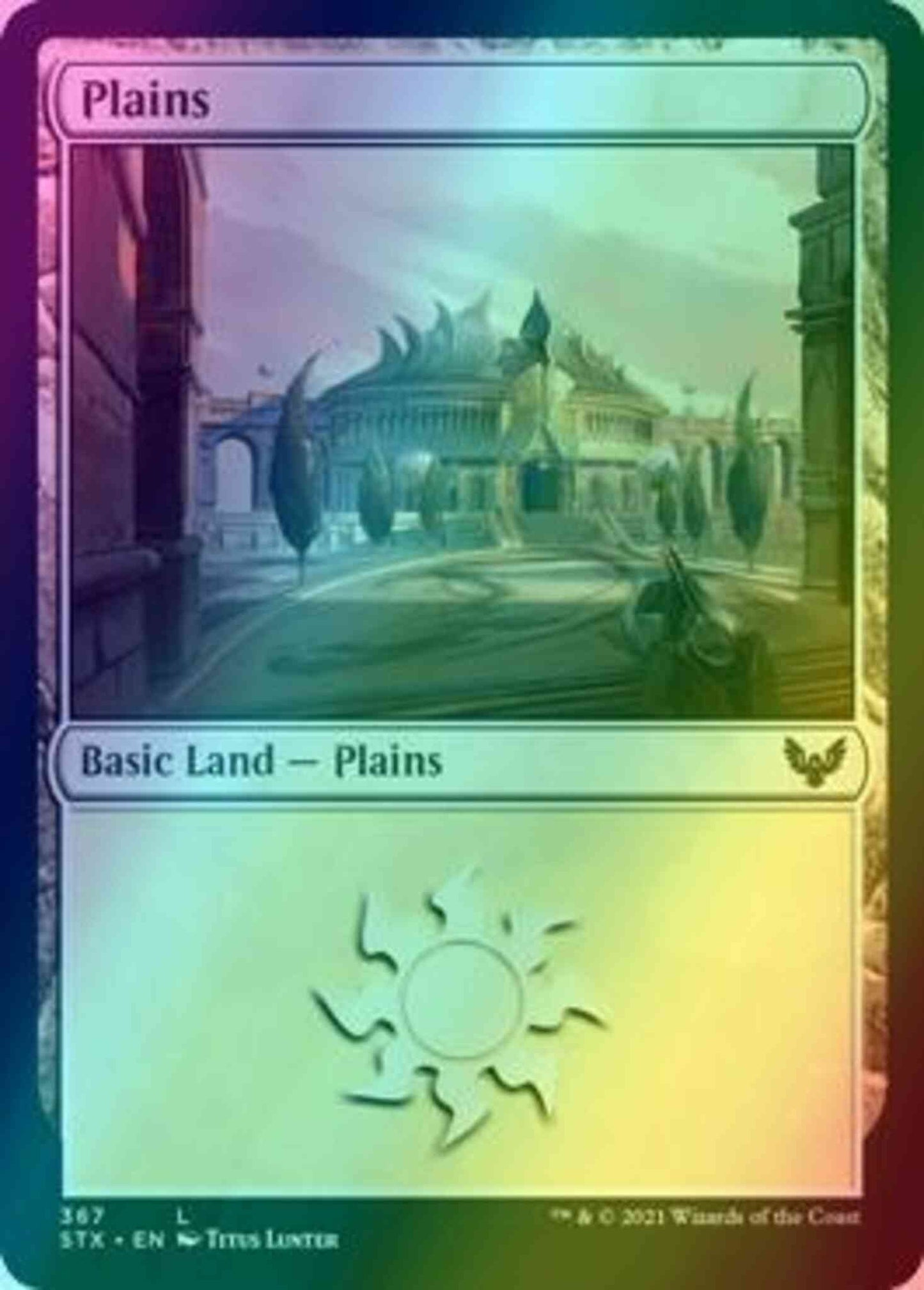 Plains [367] [Strixhaven: School of Mages] [Foil]
