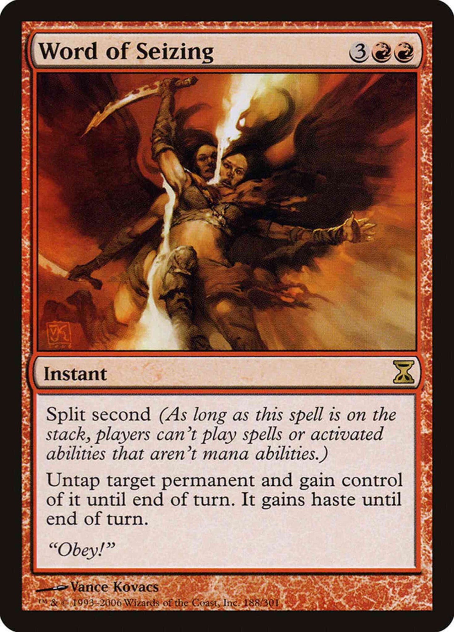 Word of Seizing [188] [Time Spiral] [Non-Foil]