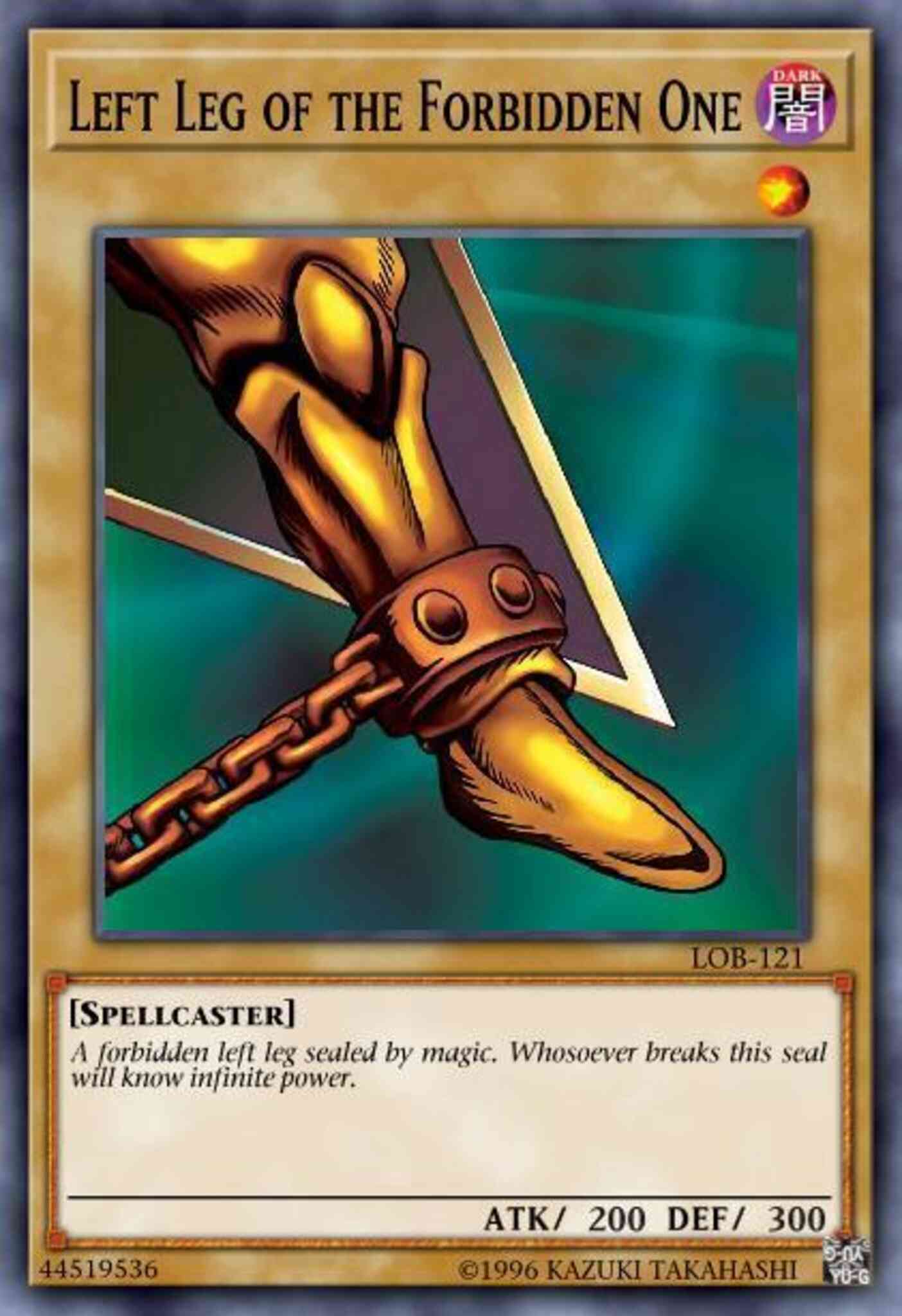 Left Leg of the Forbidden One - UBP1-EN002 - Secret Rare - Limited