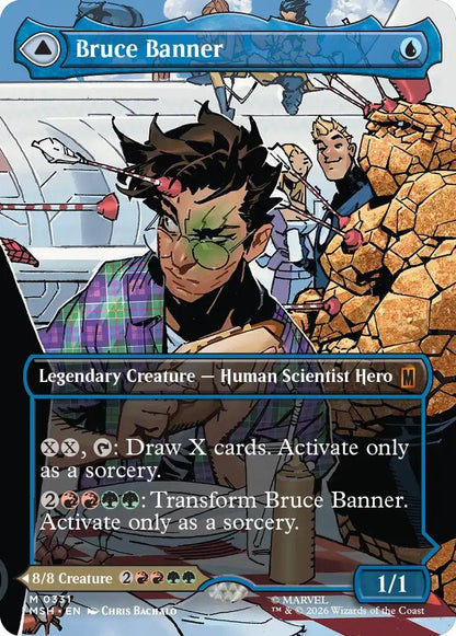 Bruce Banner // The Incredible Hulk [331] [Borderless] [Scene] [Marvel Super Heroes] [Non-Foil]