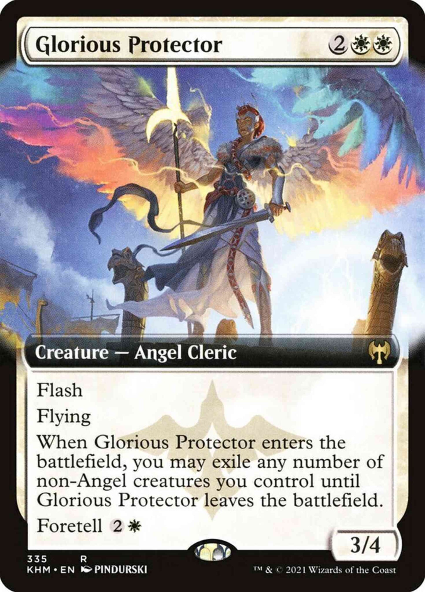 Glorious Protector [335] [Extended Art] [Kaldheim] [Non-Foil]