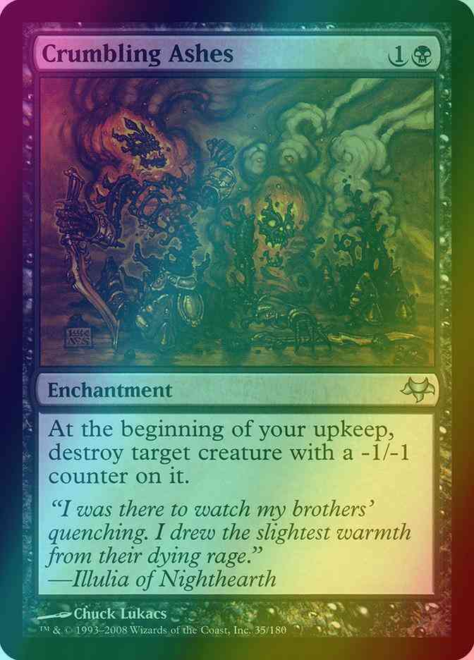 Crumbling Ashes [35] [Eventide] [Foil]