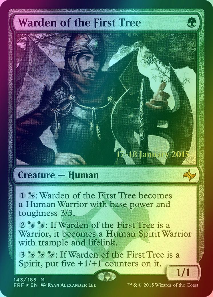 Warden of the First Tree [143s] [Fate Reforged Promos] [Foil]
