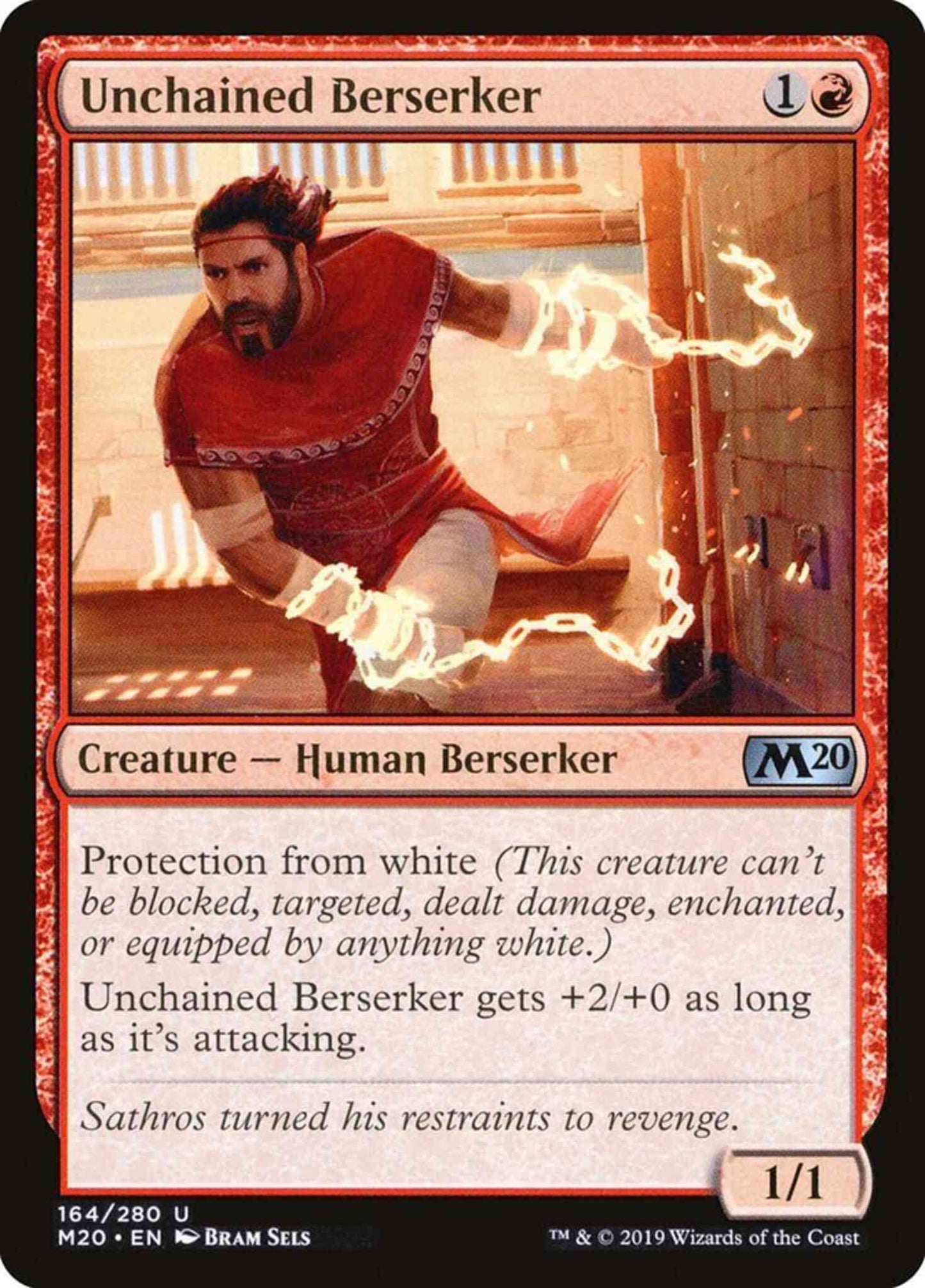Unchained Berserker [164] [Core Set 2020] [Non-Foil]