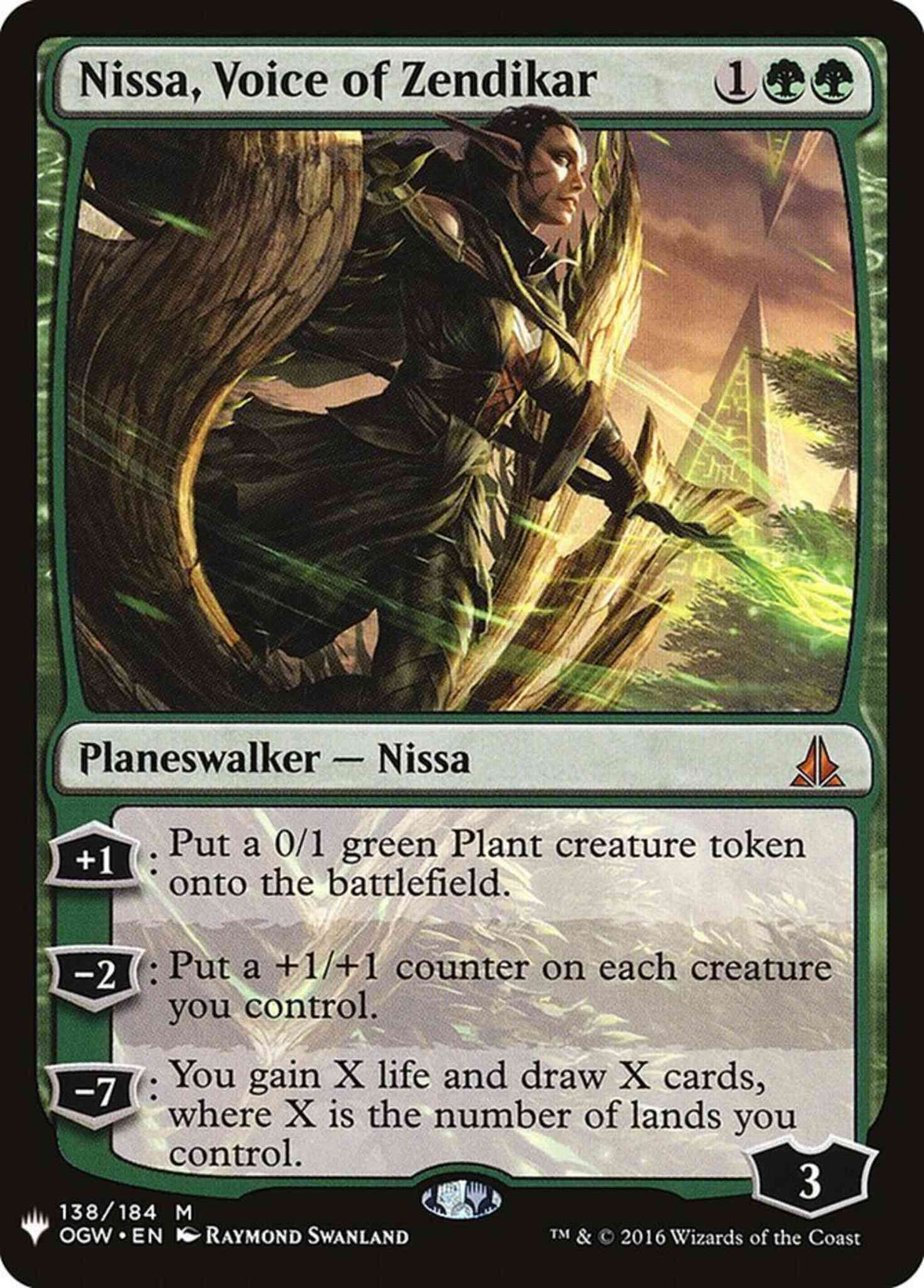 Nissa, Voice of Zendikar [OGW-138] [The List] [Non-Foil]