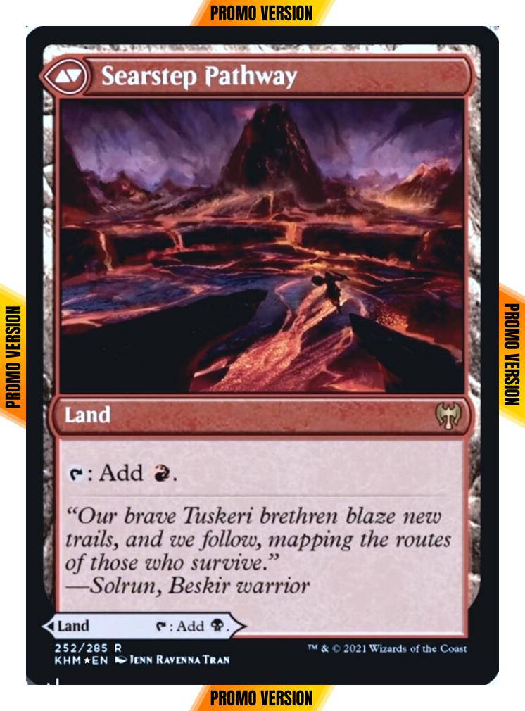 Blightstep Pathway // Searstep Pathway [Prerelease] [252s] [Kaldheim Promos] [Foil]