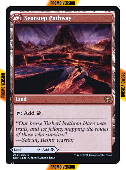 Blightstep Pathway // Searstep Pathway [Prerelease] [252s] [Kaldheim Promos] [Foil]